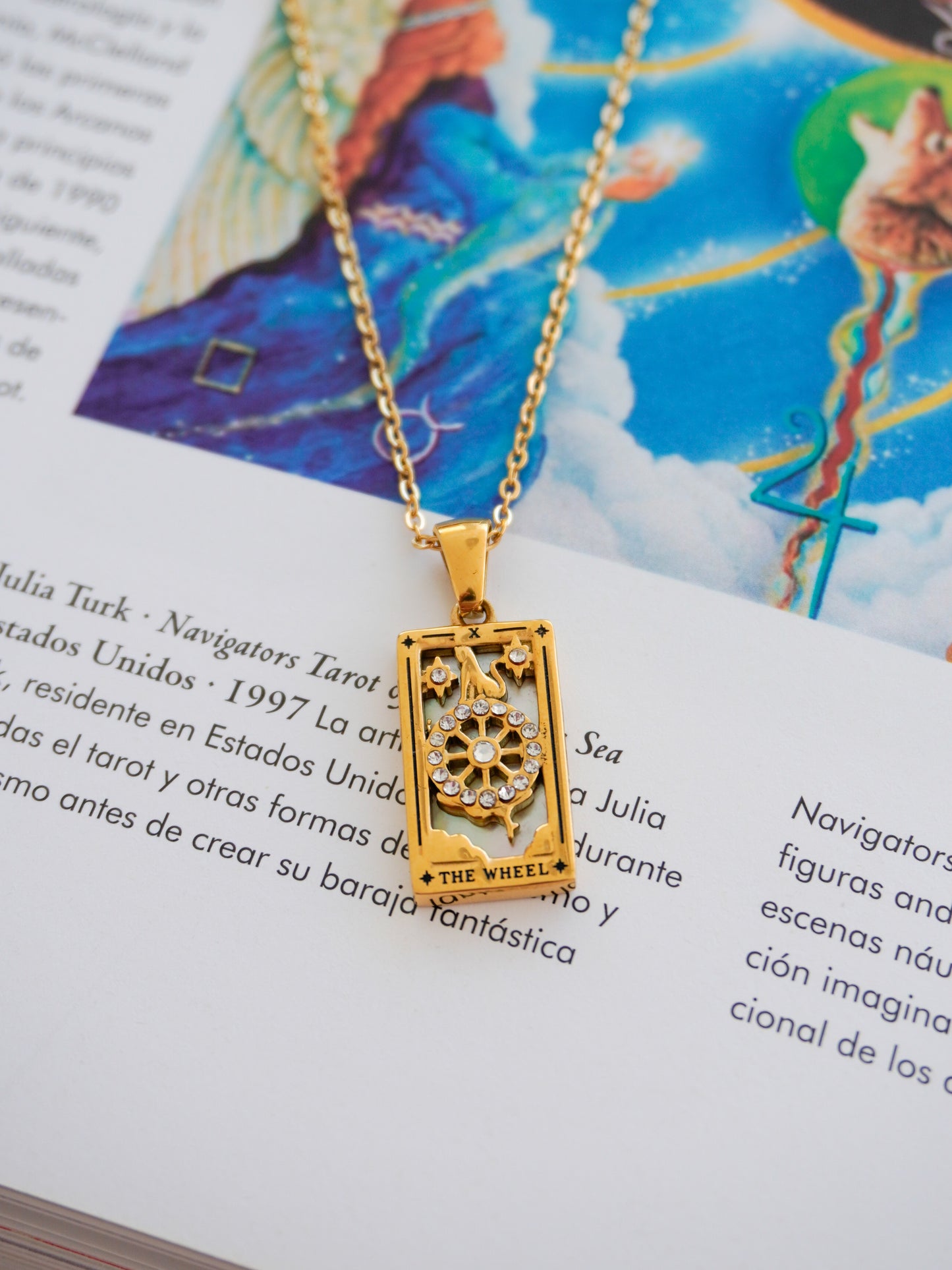La Rueda de la Fortuna Tarot Collar