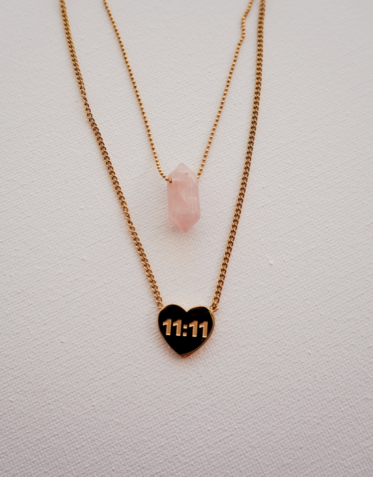 Collar Cuarzo Rosa