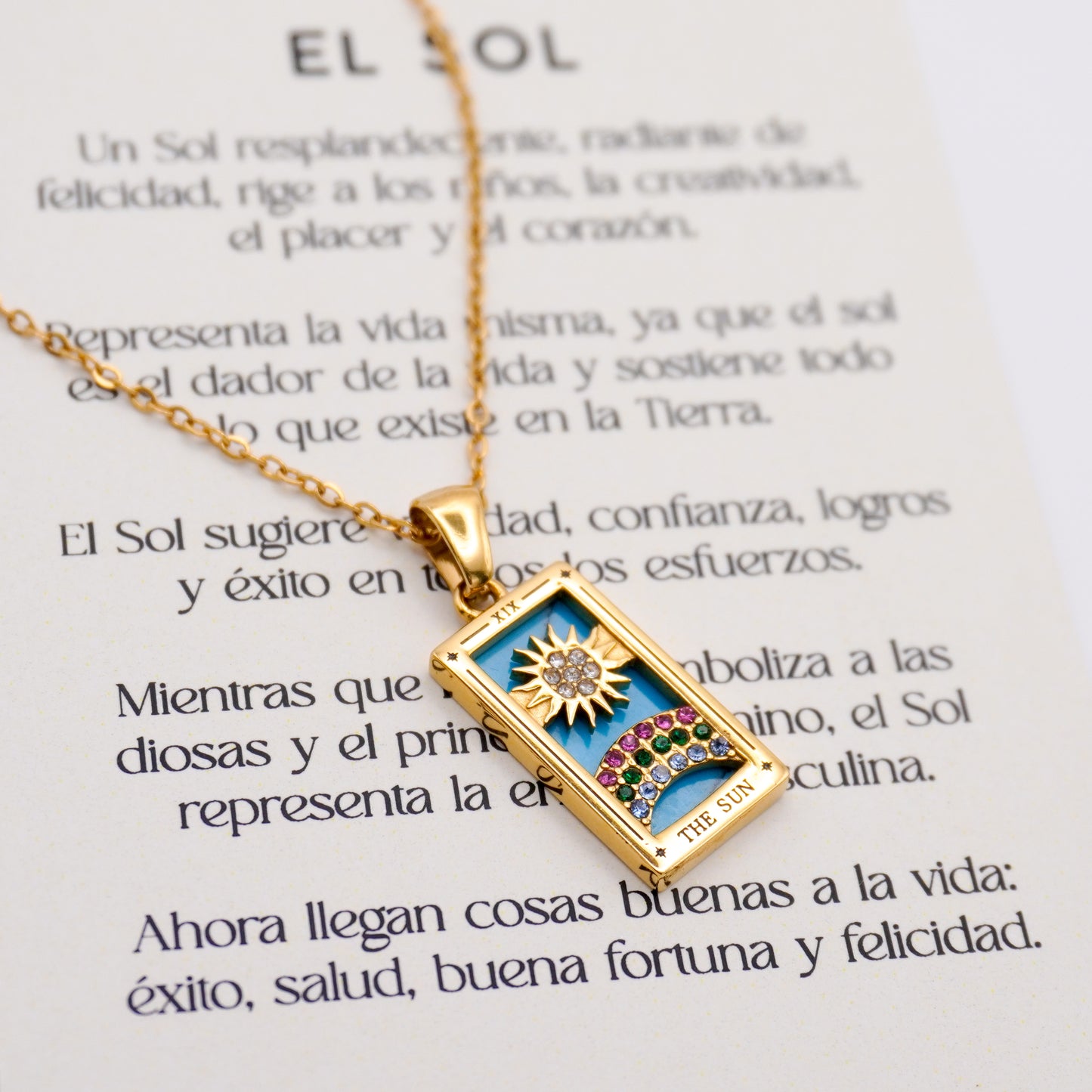 El Sol Tarot Collar