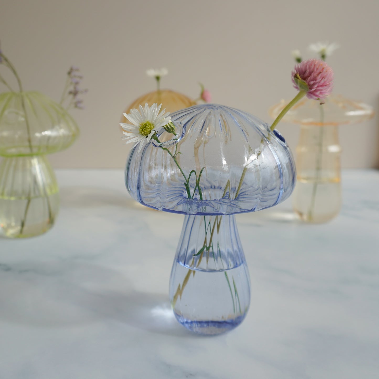 Mushroom Glass Celeste