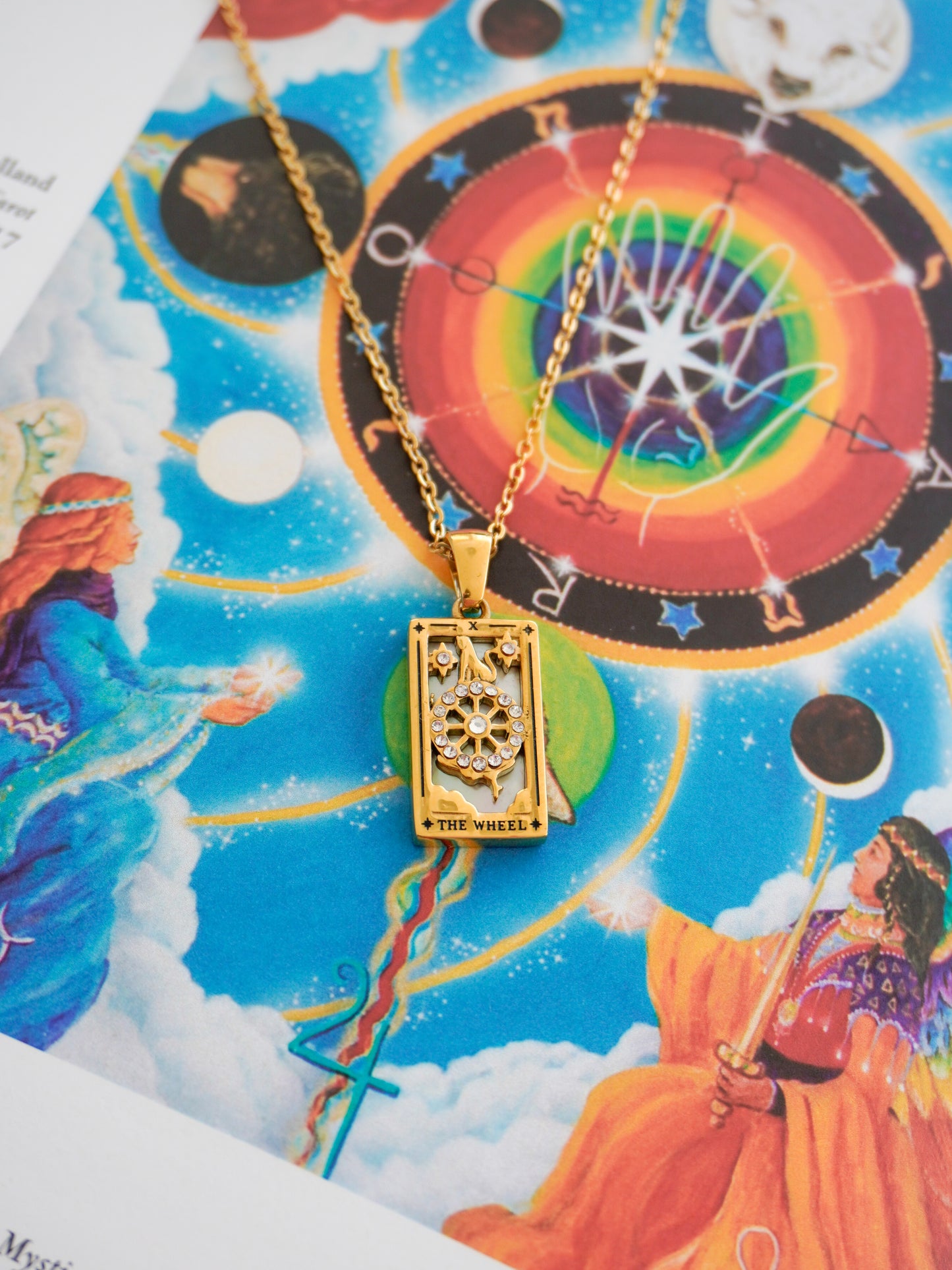 La Rueda de la Fortuna Tarot Collar